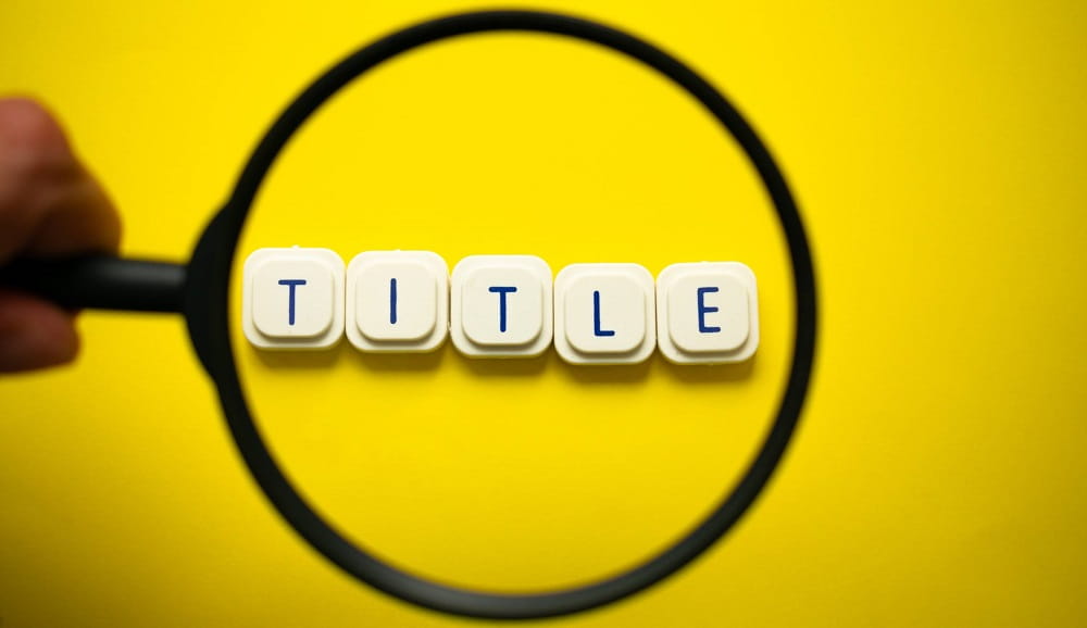 Balise title HTML affichée comme titre cliquable dans un résultat Google